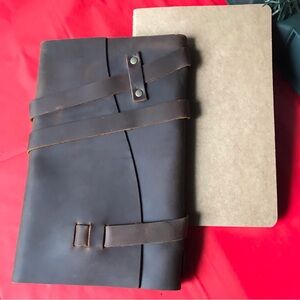 Portland Leather Goods Large Wrap Journal in Canyon